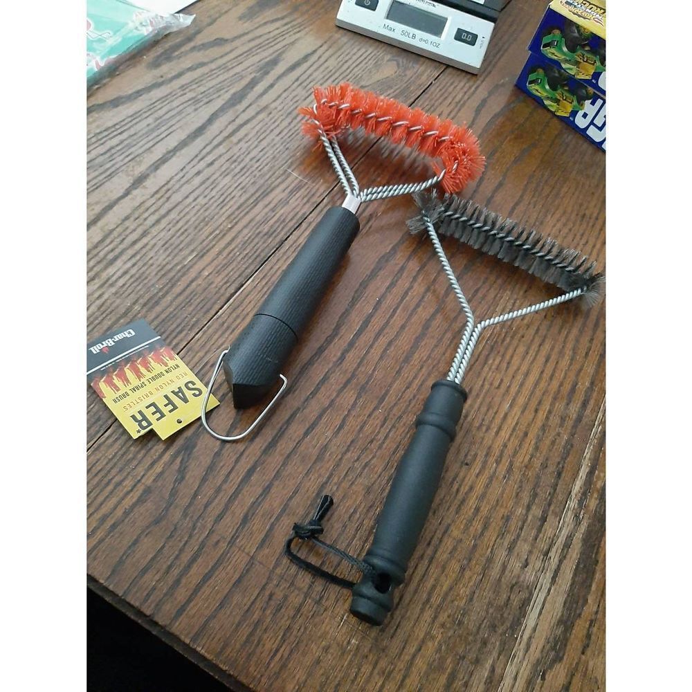 New Lot Two Grill BBQ Brushes Grilling Essentials